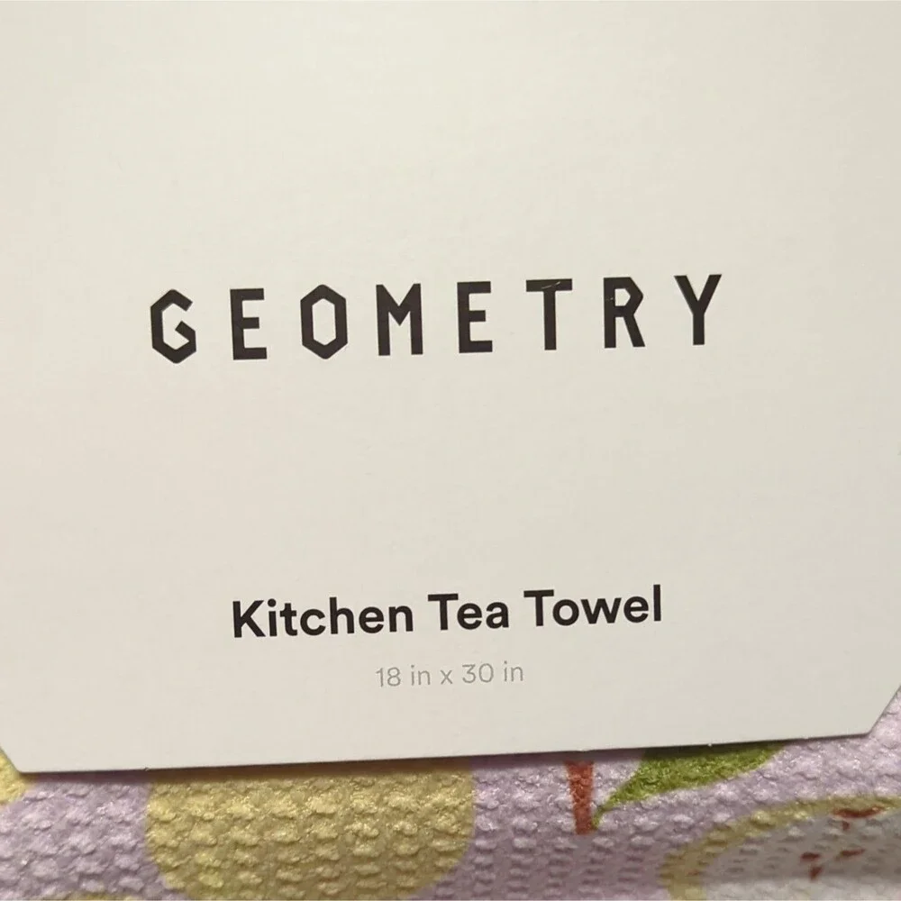 Geometry Bundle - Tea Towel/Bar Towel/Dishcloth - Multicolor - NWT Recycled